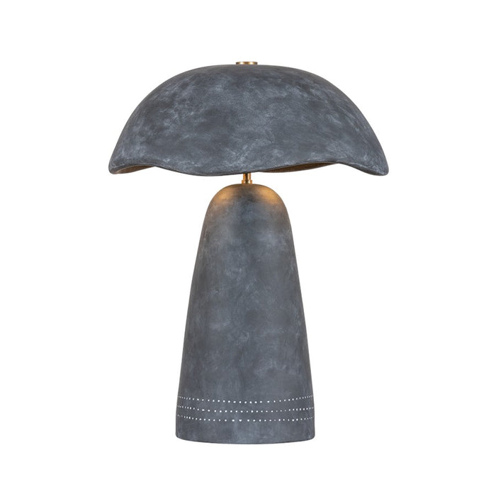 Troy Lighting Soloma 1 Light Table Lamp, Patina Brass/Black - PTL1222-PBR-CAA