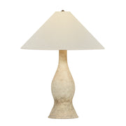 Troy Lighting Yuba 1Lt Table Lamp, Brass/Sandstone Linen