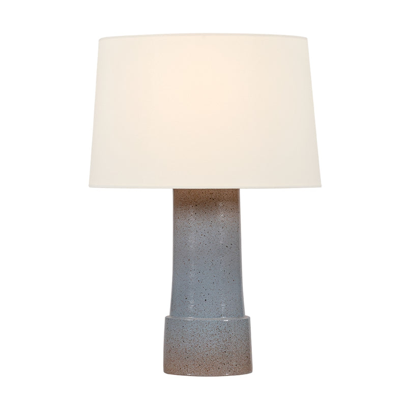 Troy Lighting Fasolt 1Lt Table Lamp, Brass/Off White Linen