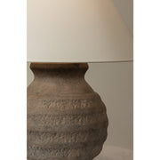 Troy Lighting Dorian 1Lt Table Lamp, Patina Brass/Off White Linen