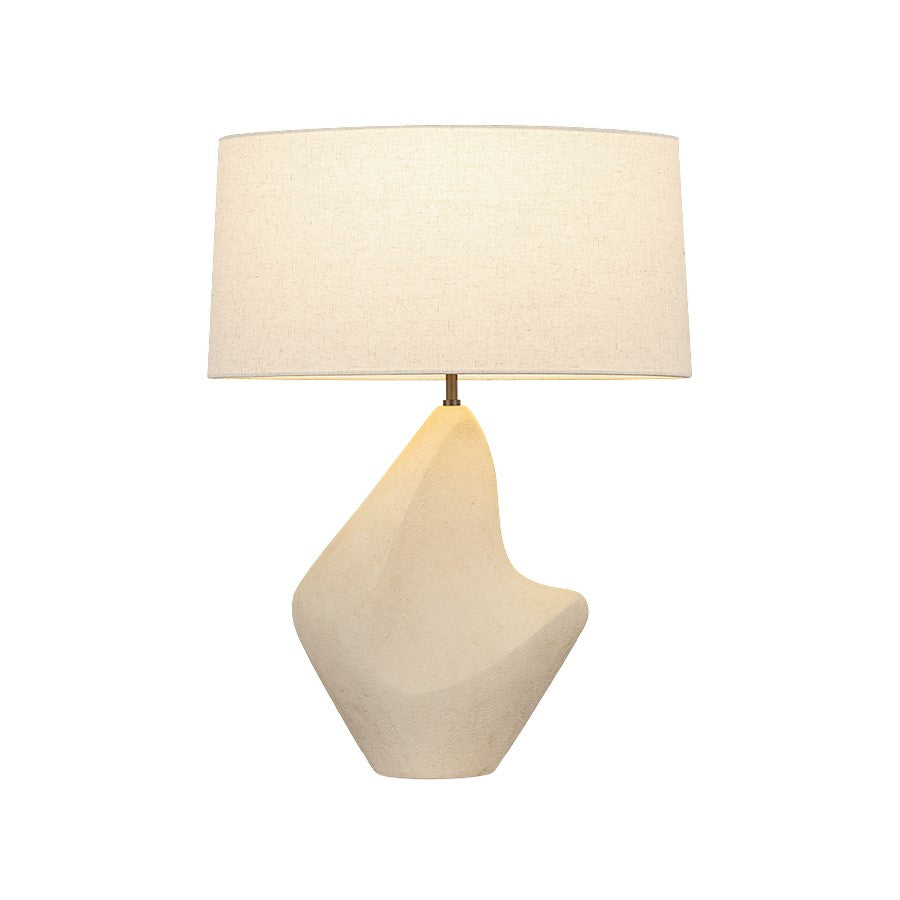 Troy Lighting Huntly 1Lt Table Lamp, Bronze/Natural Linen - PTL3727-BRZ-CIB
