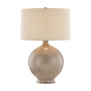 Troy Lighting Dunsmuir 1Lt Table Lamp, Brass/LIGHT GRASSCLOTH
