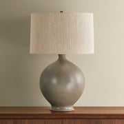 Troy Lighting Dunsmuir 1Lt Table Lamp, Brass/LIGHT GRASSCLOTH
