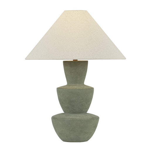 Troy Lighting Kamas 1Lt Table Lamp, Brass/Sandstone Linen