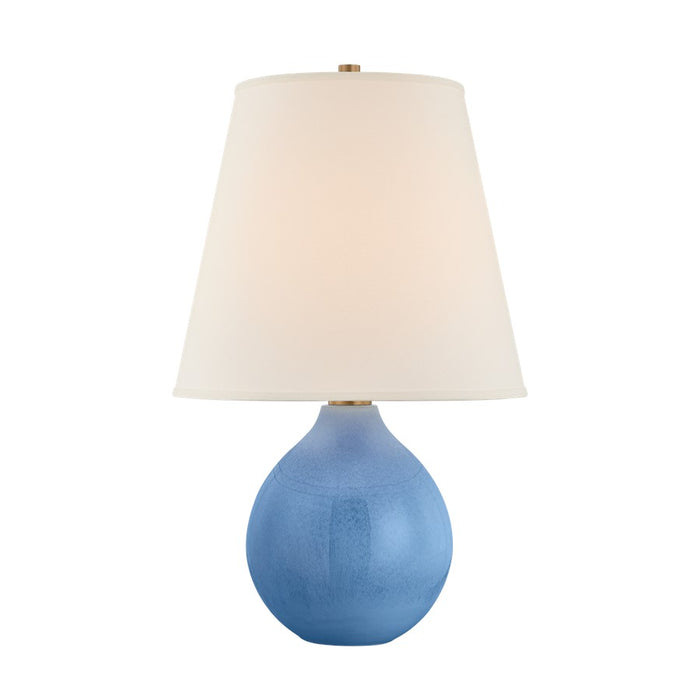 Troy Lighting Jarvis 1Lt Table Lamp, Brass/White Linen 1 - PTL4524-PBR-CDL