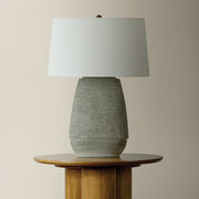 Troy Lighting Waylen 1Lt Table Lamp, Brass/White Linen 1