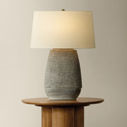 Troy Lighting Waylen 1Lt Table Lamp, Brass/White Linen 1