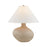 Troy Lighting Rebecca 1Lt Table Lamp, Rough Sand/White Linen - PTL5825-PBR-COS