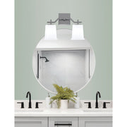 Toltec Corbin 2-Light Bath Bar | Graphite Steel and White Opal Glass | Bathroom & Powder Room Vanity Light | 5.5 x 10.25 in | Model 2312-GP-5031