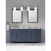 Toltec Odyssey 4-Light Bath Bar | Brushed Nickel and White Opal Glass | Bathroom Vanity & Double Sink | 7.25 x 9.75 in | Model 2614-BN-261