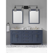 Toltec Odyssey 4-Light Bath Bar | Matte Black and Smoke Bubble Glass | Bathroom Vanity & Double Sink | 7.25 x 9.75 in | Model 2614-MB-262