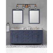 Toltec Paramount 4-Light Bath Bar | Modern Matte Black & Brass with Smoke Bubble Glass | Bathroom Vanity & Powder Room | 7.25 x 8.75 in | Model 3424-MBBR-262