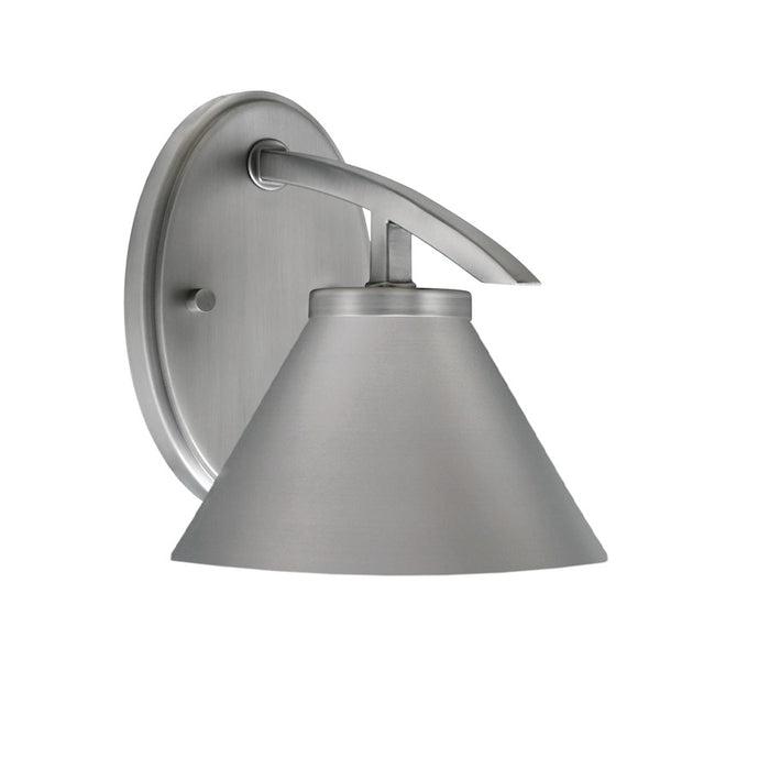 Toltec Kurve 1Lt Downlight Sconce, Graphite, 7" Graphite Cone - 3720-GP-421-GP