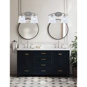 Toltec Kurve 2-Light Bath Bar | Modern Graphite Steel and Clear Lava Glass | Bathroom Vanity & Powder Room | 7.5 x 10.25 in | Model 3722-GP-4230