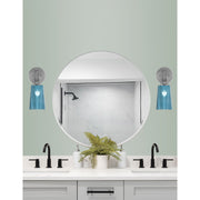 Toltec Cavella 1-Light Wall Sconce | Modern Graphite and Blue Gradient Glass | Bathroom & Hallway Vanity Light | Model 3911-GP-265