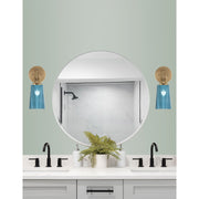 Toltec Cavella 5in 1-Light Wall Sconce | Modern New Age Brass and Blue Gradient Glass | Bedroom & Hallway Accent Light | Model 3911-NAB-265