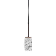 Toltec Apollo 4in 1-Light Pendant | Dark Granite Steel and Onyx Swirl Glass | Kitchen Island & Bar Area | 4 x 13.25 in | Model 572-DG-549
