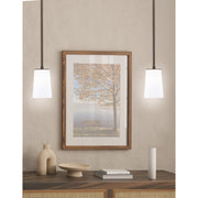 Toltec Apollo 4.5in 1-Light Pendant | Dark Granite Steel and White Opal Glass | Kitchen Island & Counter | 4.5 x 7.5 in | Model 573-DG-261