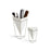 Umbra Trigg Tabletop Set of 2 Small + Large, White/Nickel