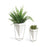 Umbra Trigg Tabletop Set of 2 Small + Large, White/Nickel