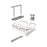 Umbra Holster Dish Rack, White