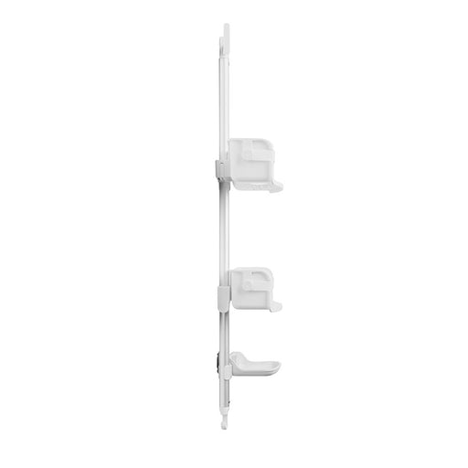 Umbra Flipside Shower Caddy, White/Aluminum
