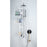 Umbra Flipside Shower Caddy, White/Aluminum