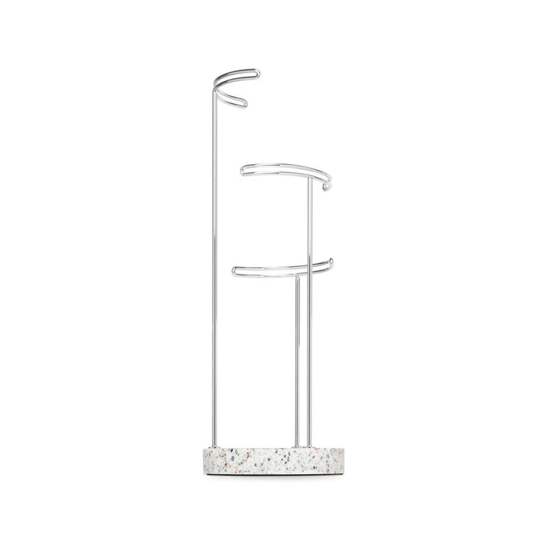 Umbra Tesora Jewelry Stand Terrazzo, Grey/Multi