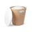 Umbra Woodrow Storage Ottoman Stool, Natural/White