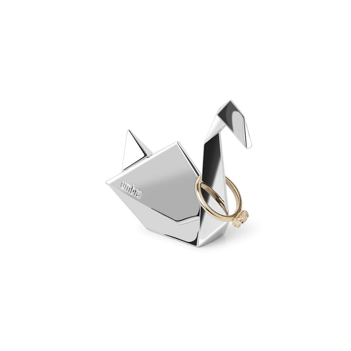 Umbra Origami Animals 3 Pack Ringholders, Chrome