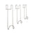 Umbra Swoop Otd Hooks, Nickel