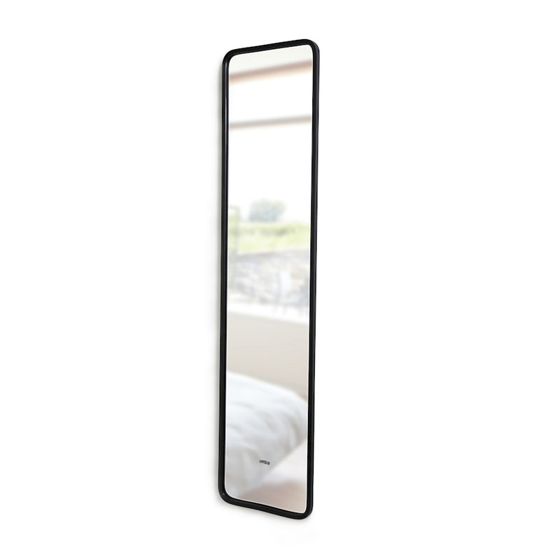 Umbra Hub Leaning Mirror, Black
