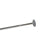 Umbra Sure-Lock Tension Storage Round 45"-72", Chrome