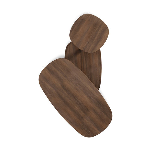 Umbra Swivo Side Table, Aged Walnut