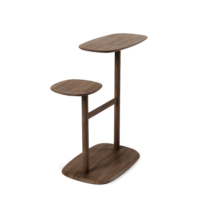 Umbra Swivo Side Table, Aged Walnut