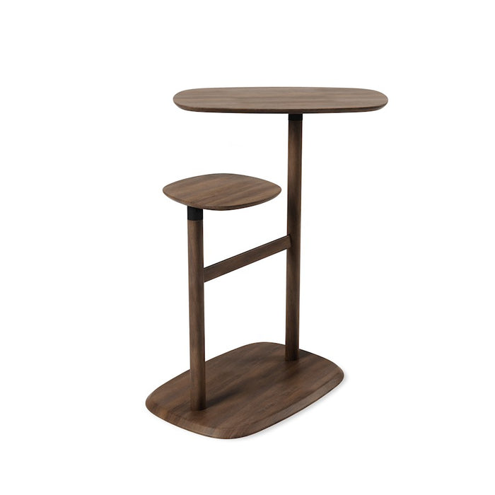 Umbra Swivo Side Table, Aged Walnut