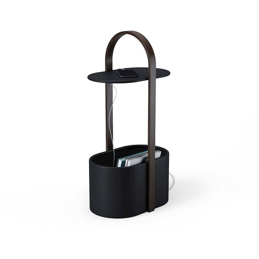 Umbra Hub Storage Table, Black/Walnut