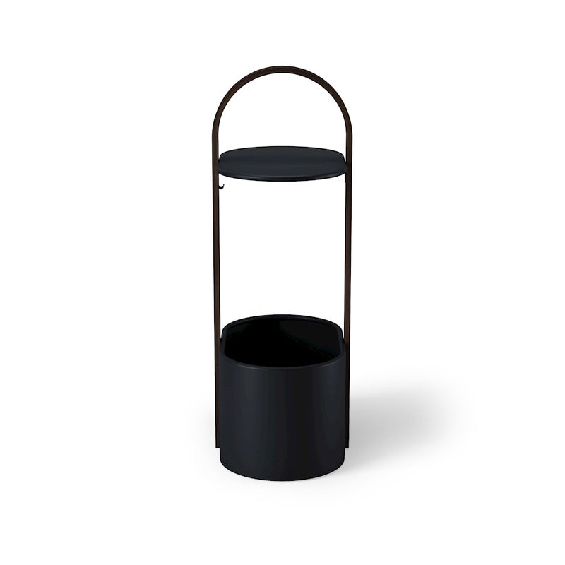 Umbra Hub Storage Table, Black/Walnut