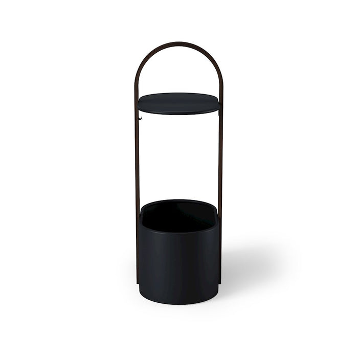 Umbra Hub Storage Table, Black/Walnut