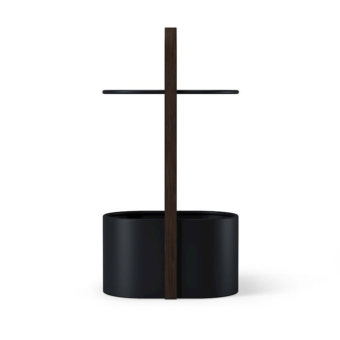 Umbra Hub Storage Table, Black/Walnut