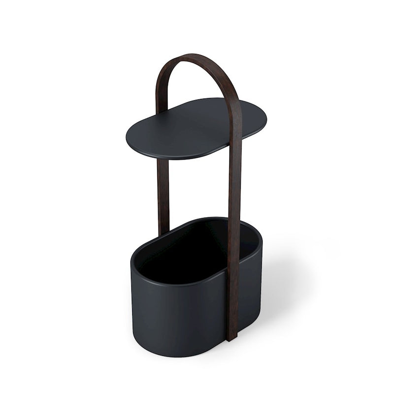 Umbra Hub Storage Table, Black/Walnut