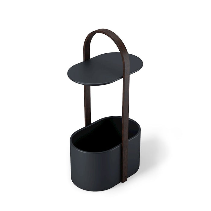 Umbra Hub Storage Table, Black/Walnut