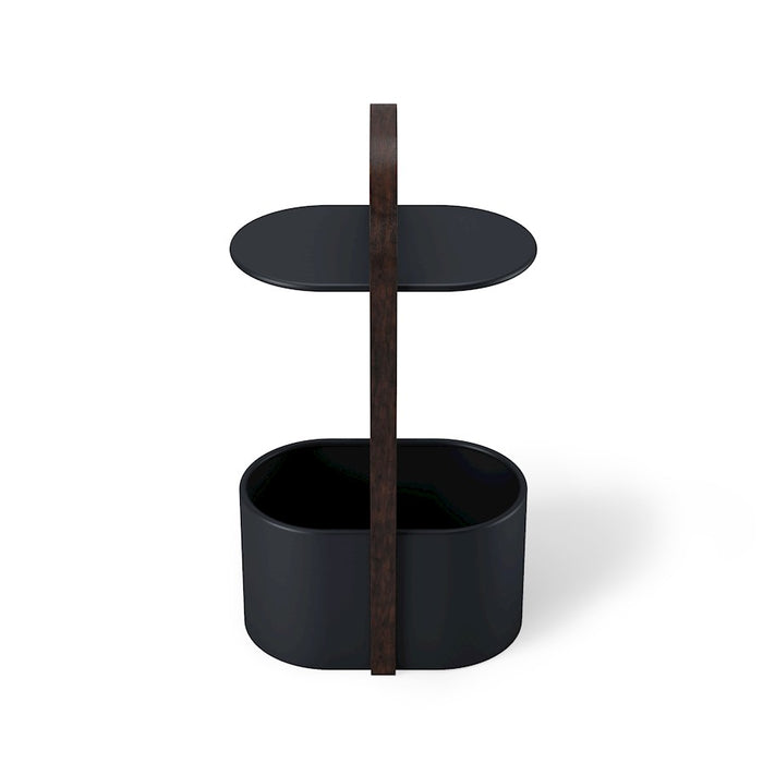 Umbra Hub Storage Table, Black/Walnut