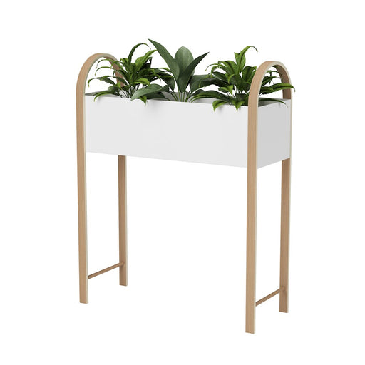 Umbra Grove Planter, White/Natural