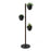Umbra Floristand Planter, Black/Walnut