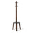 Umbra Pillar Stool/Coatrack, Black/Walnut