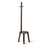 Umbra Pillar Stool/Coatrack, Black/Walnut