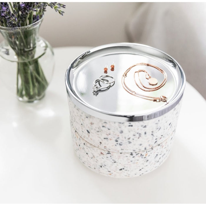 Umbra Tesora Box Terrazzo, Grey/Multi