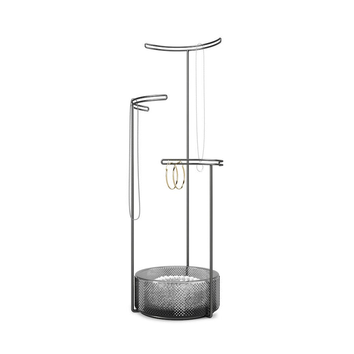 Umbra Tesora Jewellery Stand, Glass Smoke