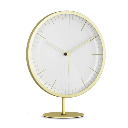 Umbra Infinity Clock, Matte Brass